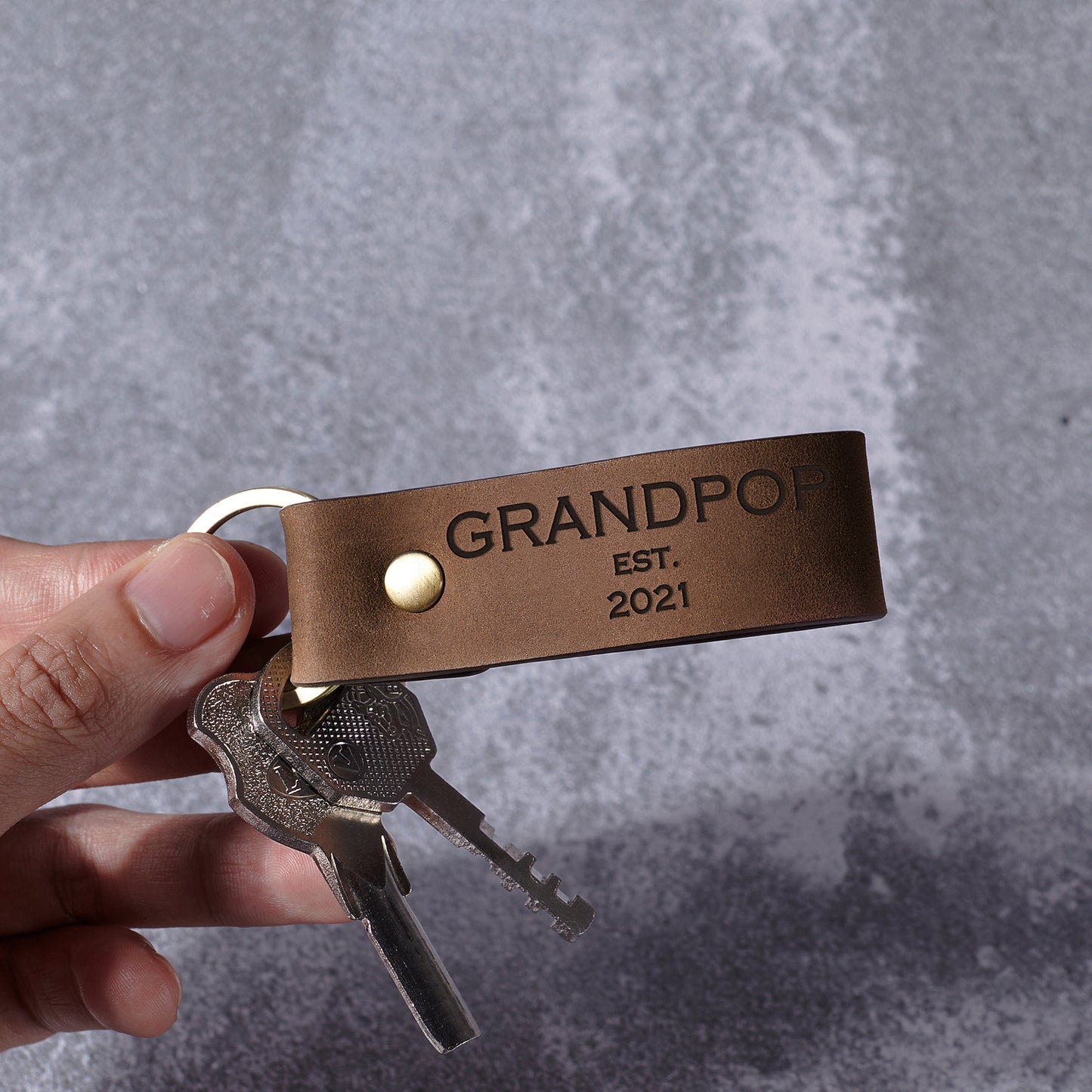 Gift For Grandpa, Grandpa Keychain, New Grandpa Gifts