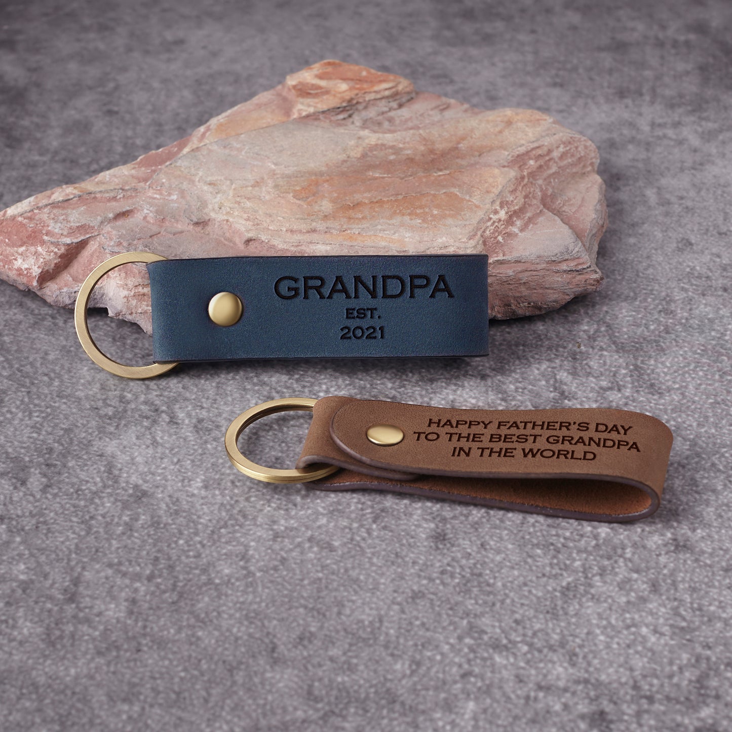 Gift For Grandpa, Grandpa Keychain, New Grandpa Gifts