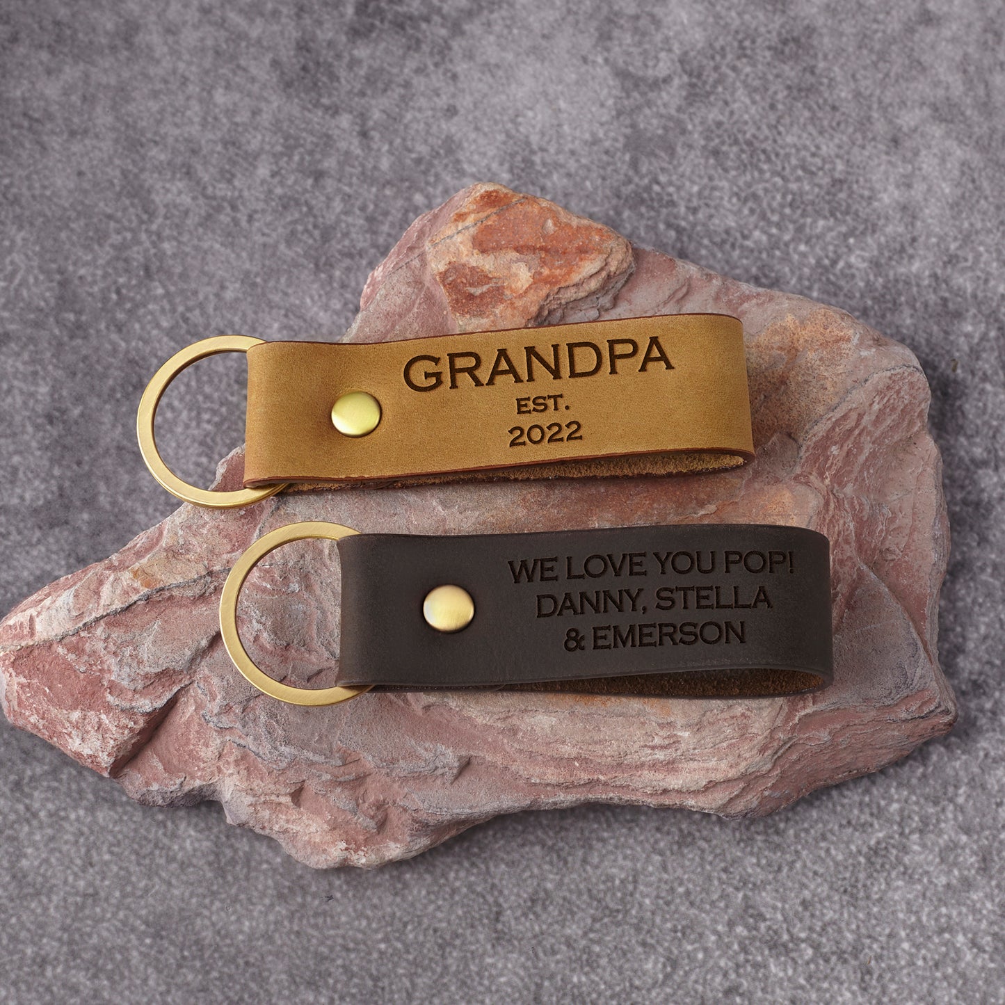 Gift For Grandpa, Grandpa Keychain, New Grandpa Gifts