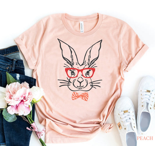 Easter Bunny With Glasses Shirt