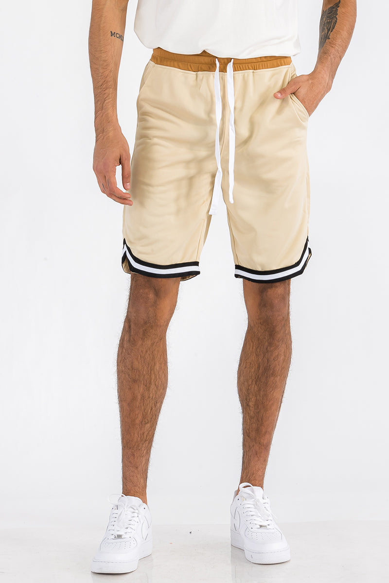 Mens Striped Basketball Active Jordan Shorts