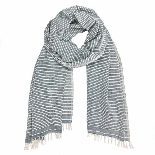 Ethiopian Stripe Wrap Scarf