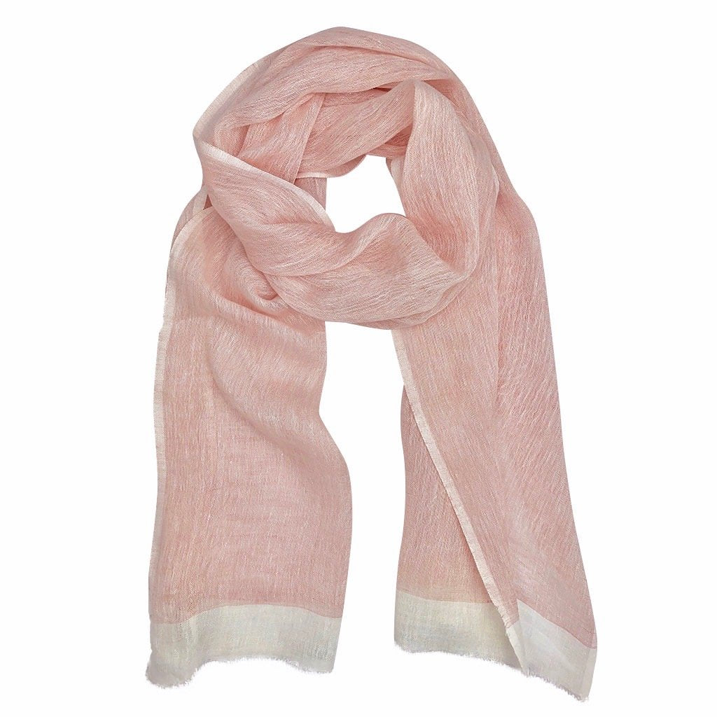 Gauze Linen Two Tone Scarf