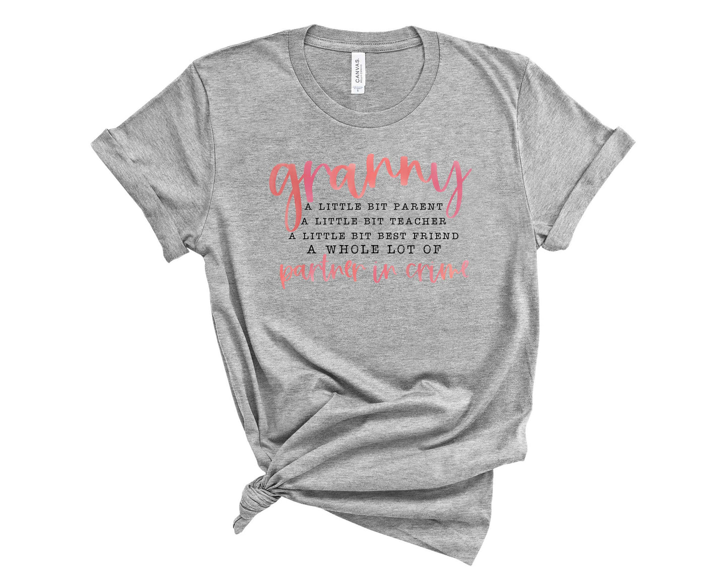 Pink Granny  Partner- Graphic Tee