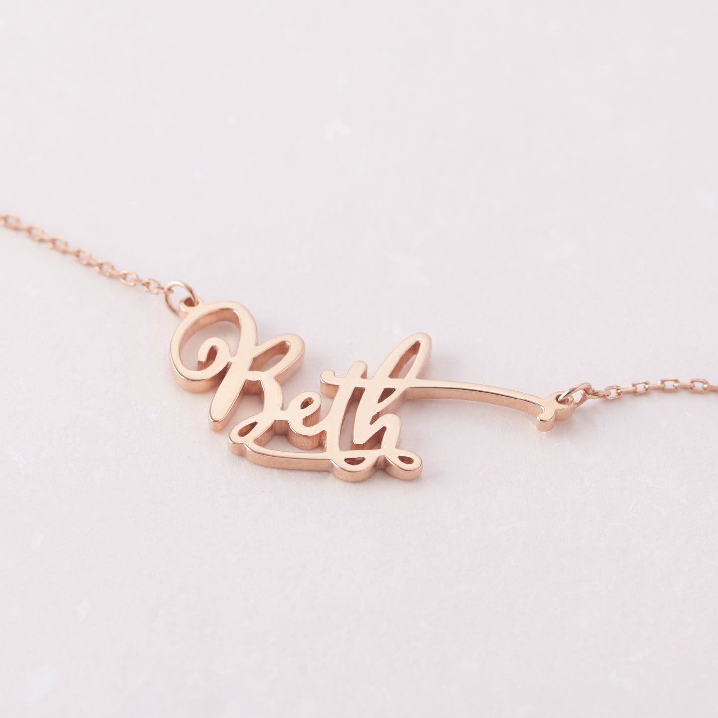 Teen Girls Necklace, Tween Girl Jewelry, Gold Nameplate Necklace