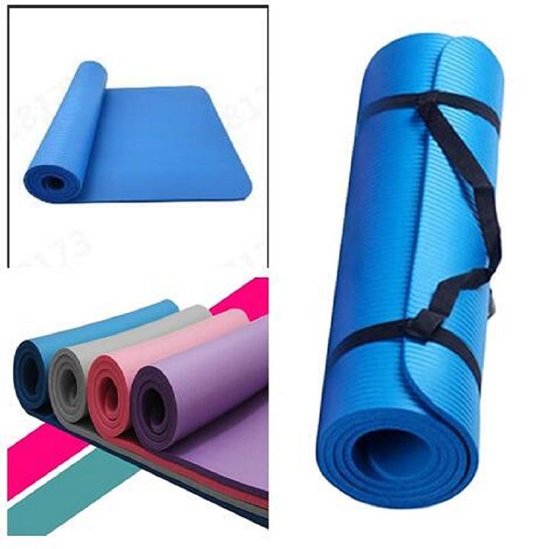 Thickened Lengthened Non-Slip NBR Yoga Fitness Mat