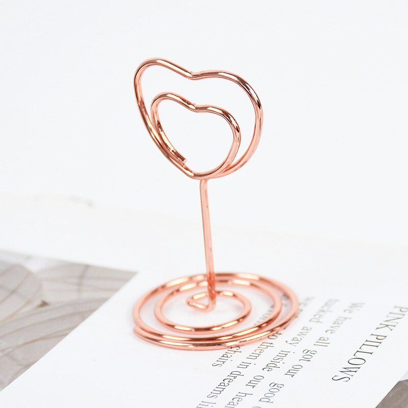 Metal Place Card Holder Wedding Anniversary