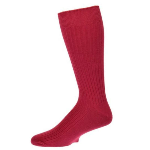 Classic Fine Ribbed Combed Cotton Summer Crew Socks