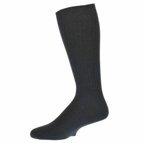 Classic Fine Ribbed Combed Cotton Summer Crew Socks