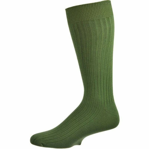 Classic Fine Ribbed Combed Cotton Summer Crew Socks