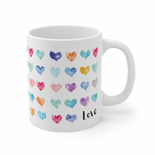 A Million Hearts Ceramic Mug