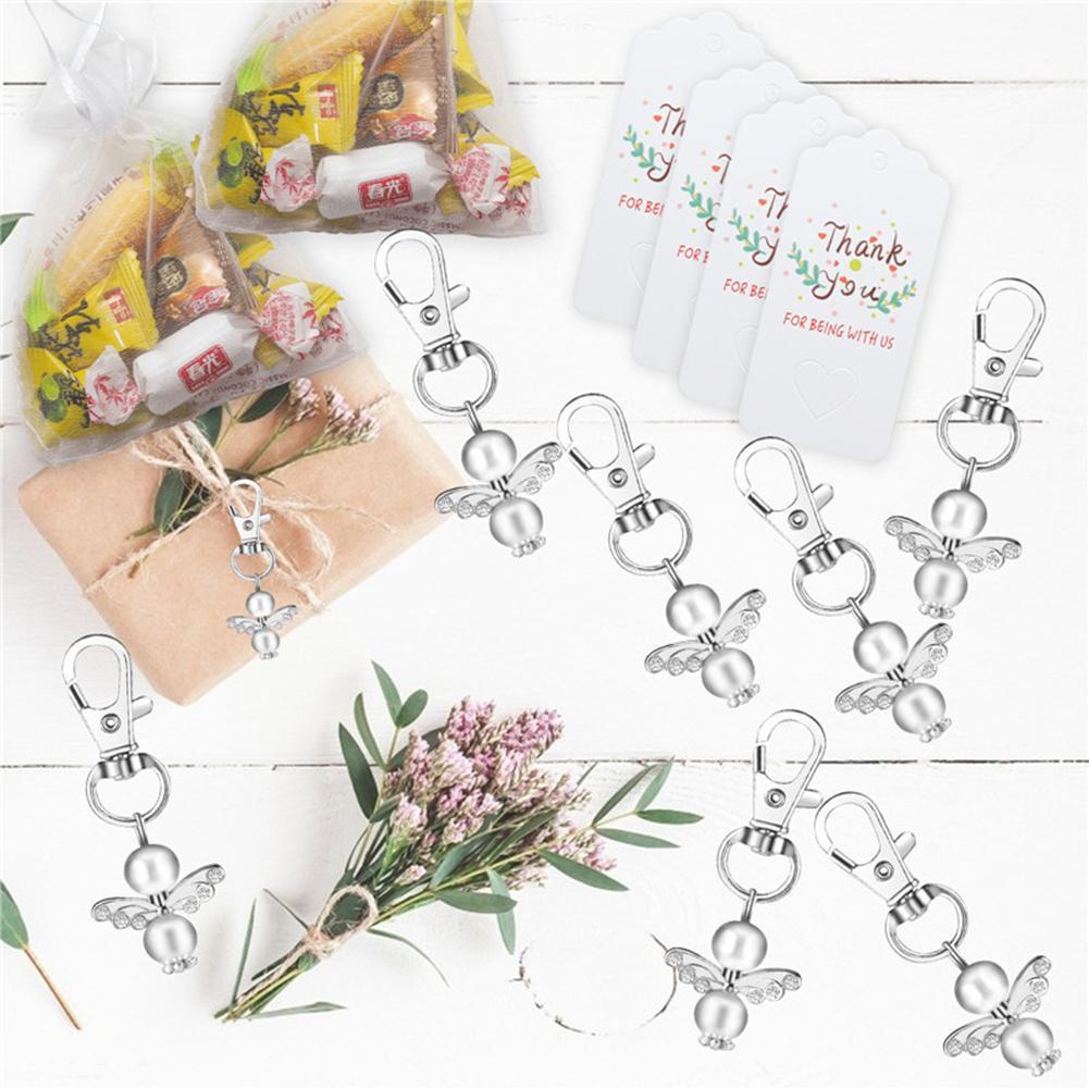 20Pc Favors Set Angel Design Keychain Gift Bags and Gift Tags