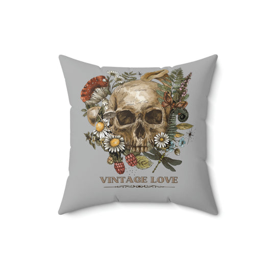 VINTAGE LOVE Polyester Square Pillow