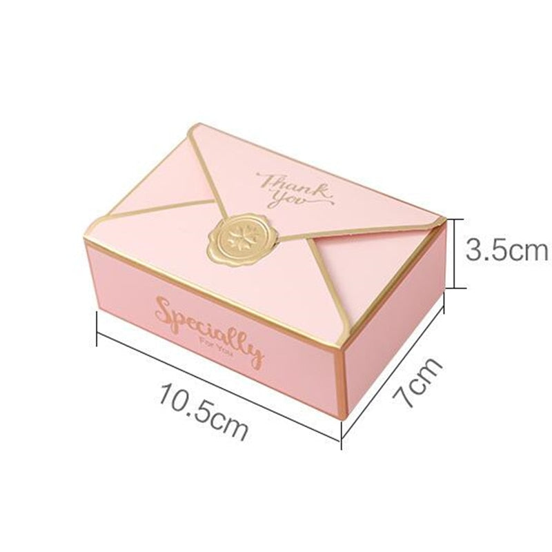 5 pc Wedding Gift Box Envelope Shape | Packaging Gift Boxes