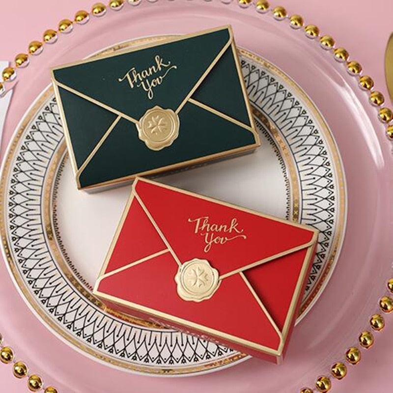 5 pc Wedding Gift Box Envelope Shape | Packaging Gift Boxes