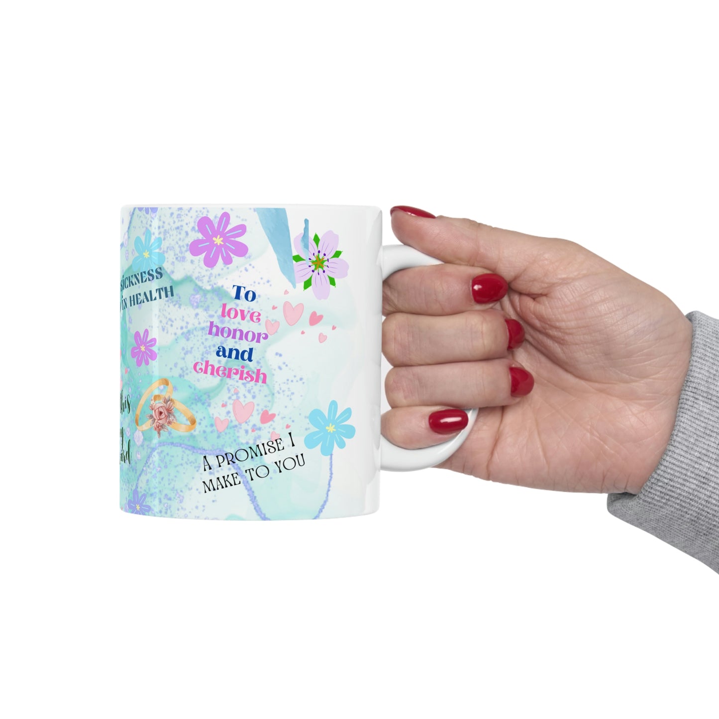 Wedding Vow Ceramic Mug 11oz