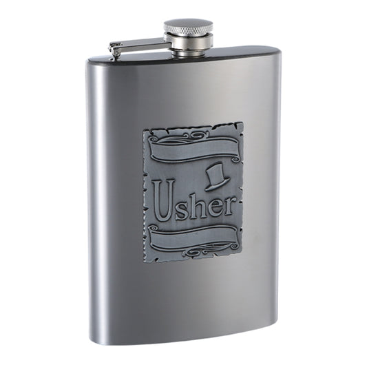 Usher Gift Flask 8 oz.