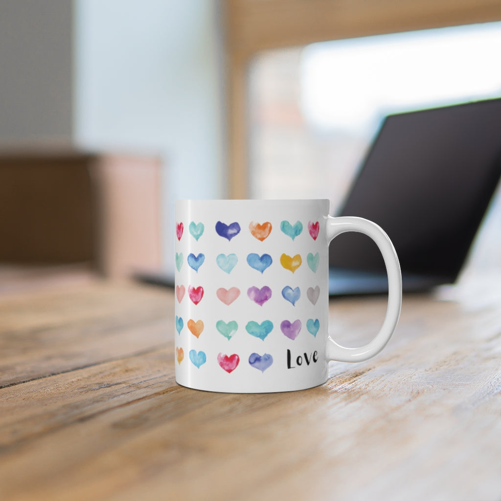 A Million Hearts Ceramic Mug