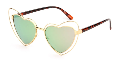 Brielle Heart Shaped Sunglasses