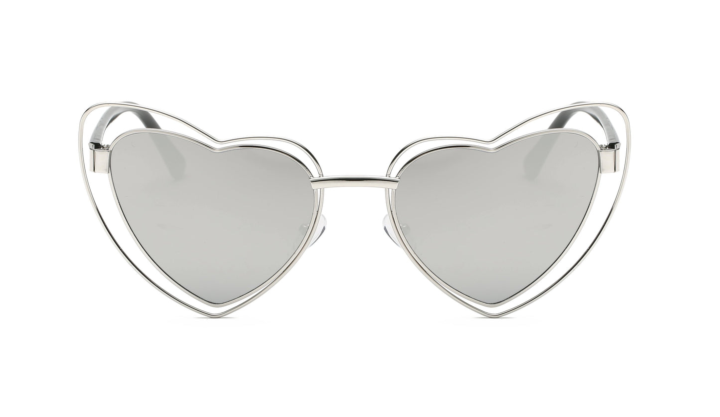 Brielle Heart Shaped Sunglasses