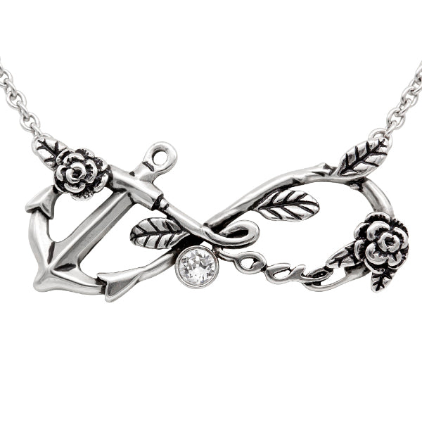 Infinity Love Anchor Necklace