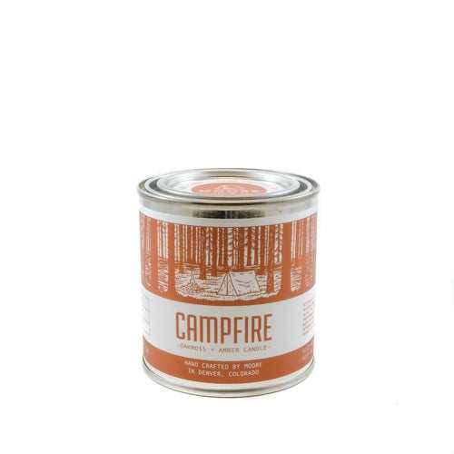 Campfire Candle -citrusy, subtly smoky, pine scent.