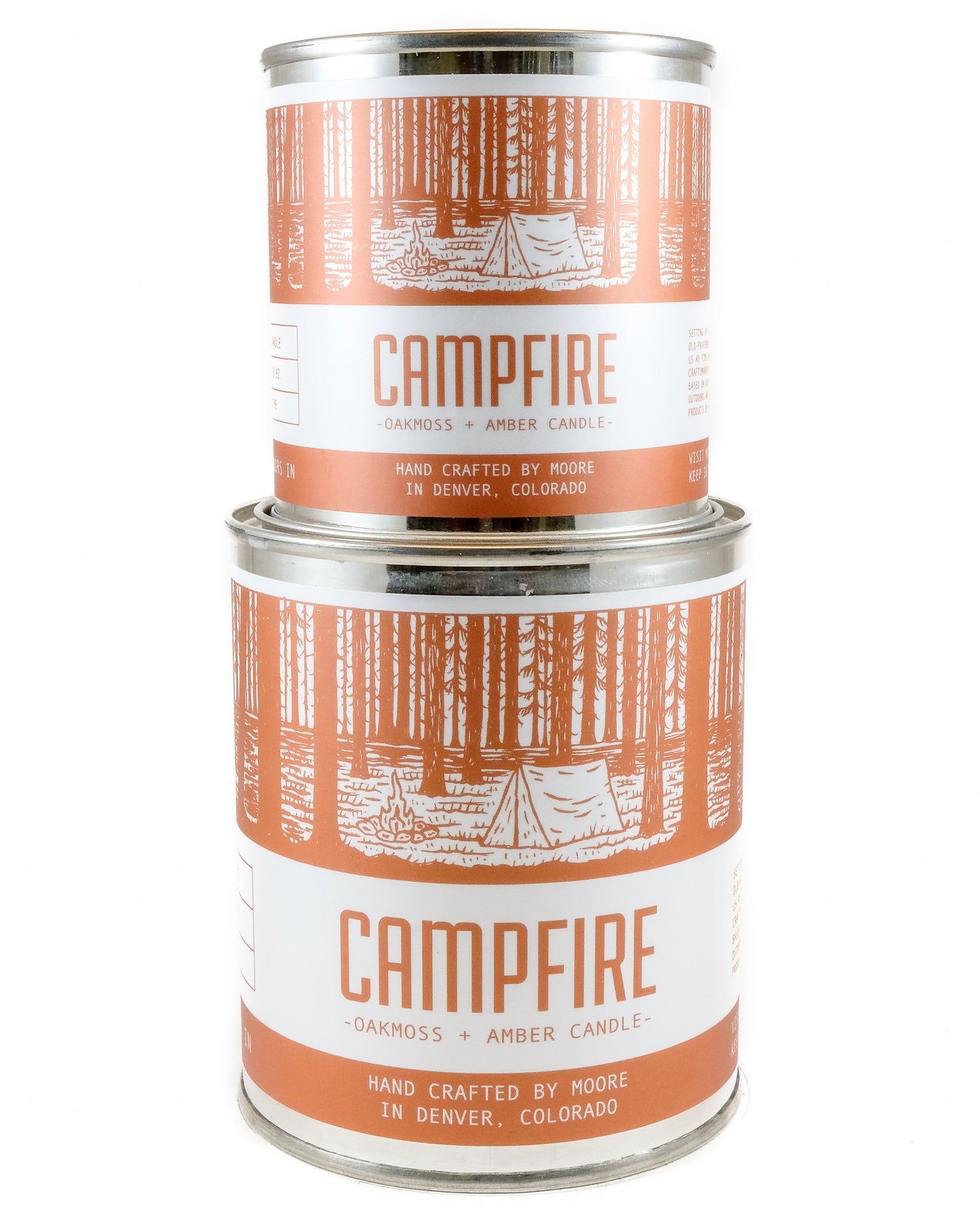 Campfire Candle -citrusy, subtly smoky, pine scent.