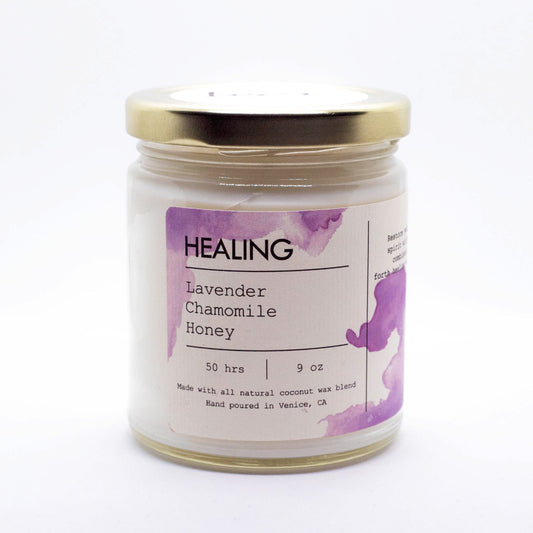 Healing Candle Lavender, Chamomile, and Honey