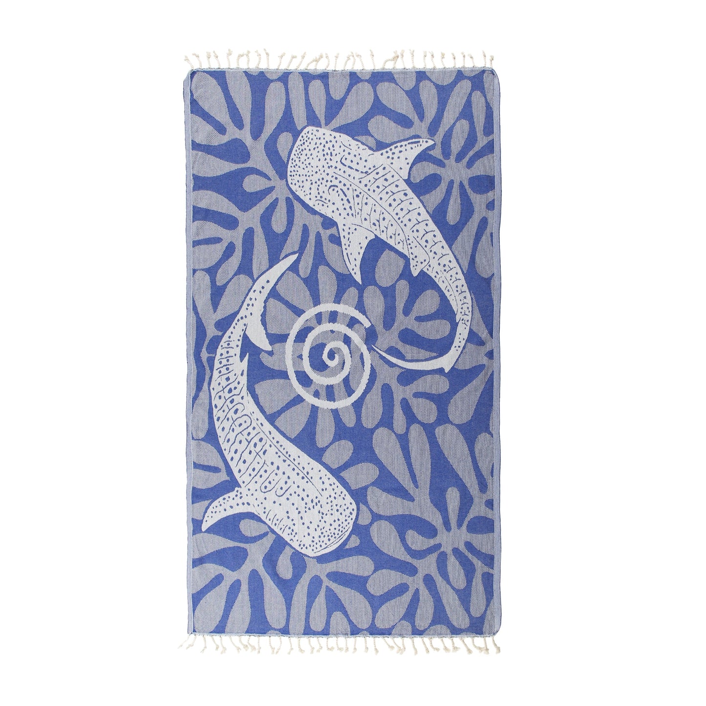 Blue Whale Pure Cotton Throw Beach Towel