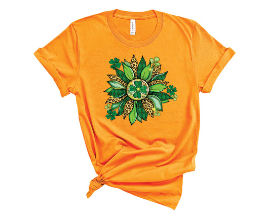 Leopard & Clover Sunflower - Graphic Tee