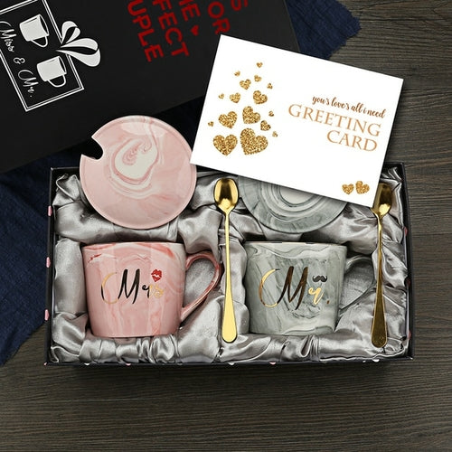 Mr. Mrs. Wedding Couple Coffee Mugs