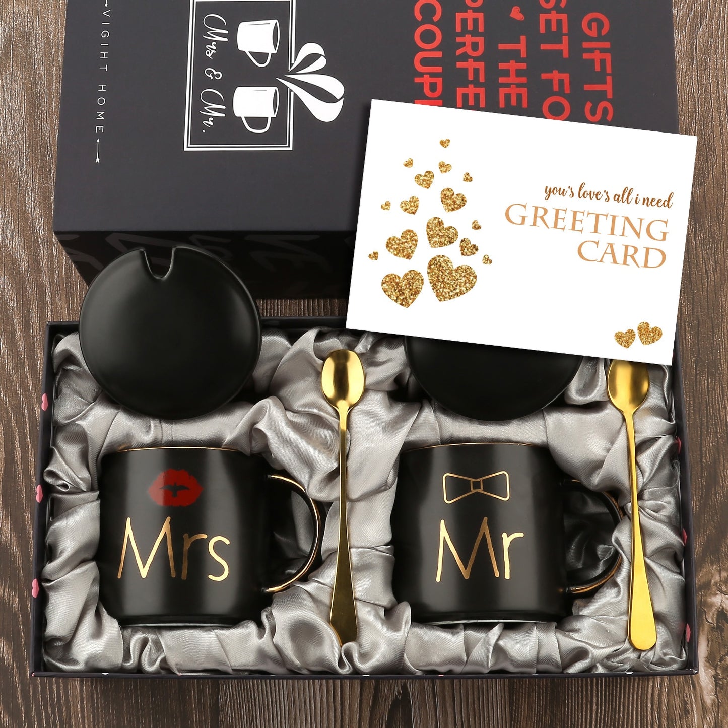 Mr. Mrs. Wedding Couple Coffee Mugs