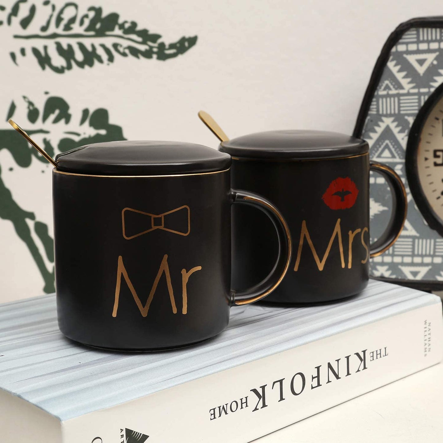 Mr. Mrs. Wedding Couple Coffee Mugs