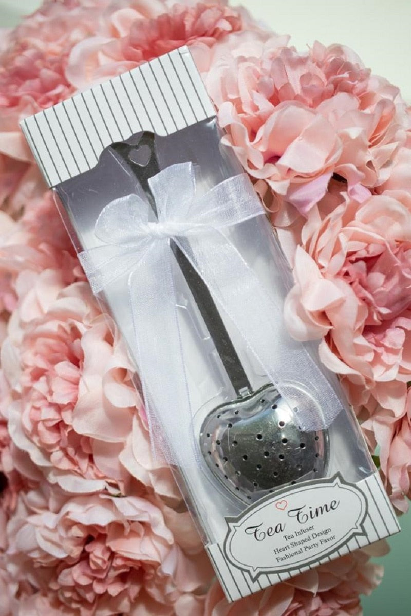 Wedding Favors 20 pcs. Stainless Steel Heart Shaped Tea Infuser