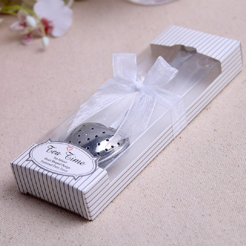 Wedding Favors 20 pcs. Stainless Steel Heart Shaped Tea Infuser