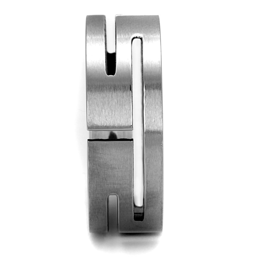 High polished (no plating) Stainless Steel Ring with No Stone TK2393