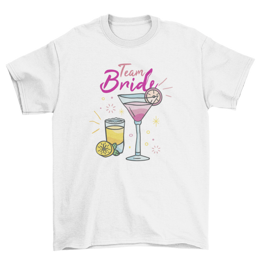 Team bride wedding t-shirt