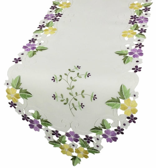 Fancy Flowers Table Runner XD101812