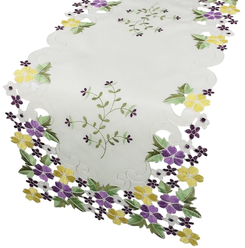 Fancy Flowers Table Runner XD101812