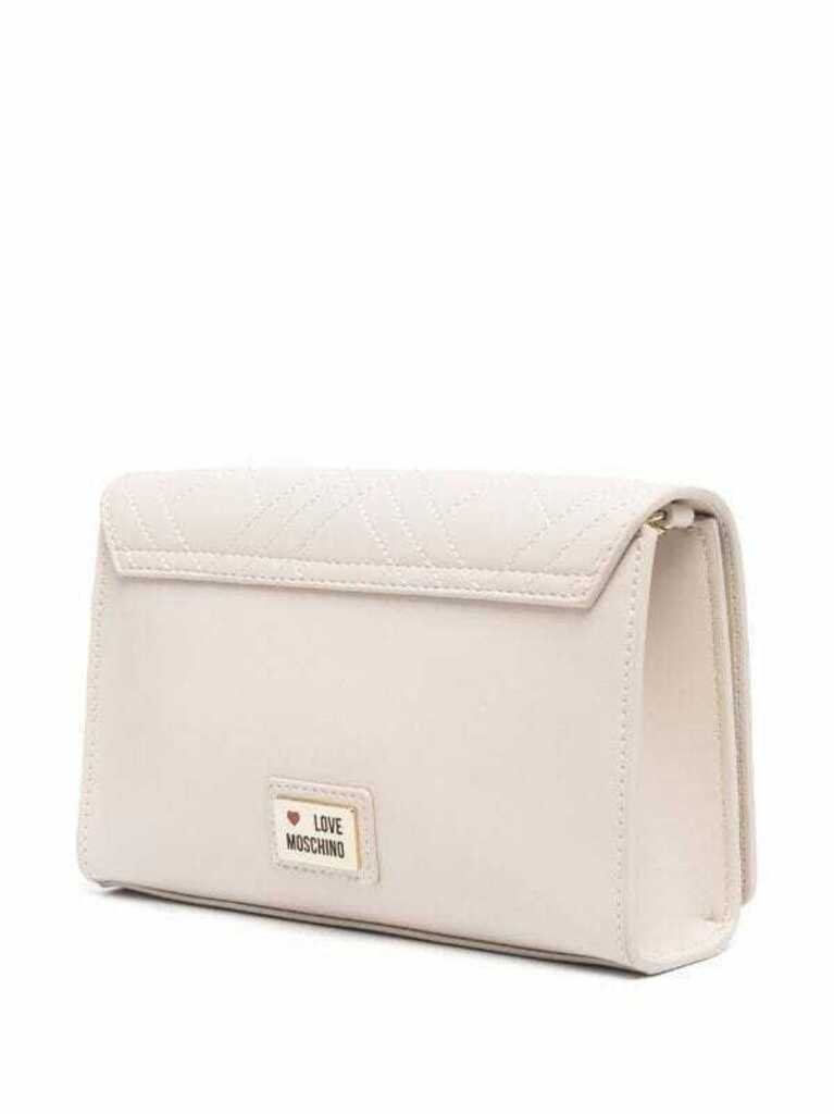 White Heart Crossbody Bag