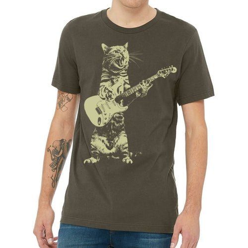 Cat Playing Guitar T-Shirt