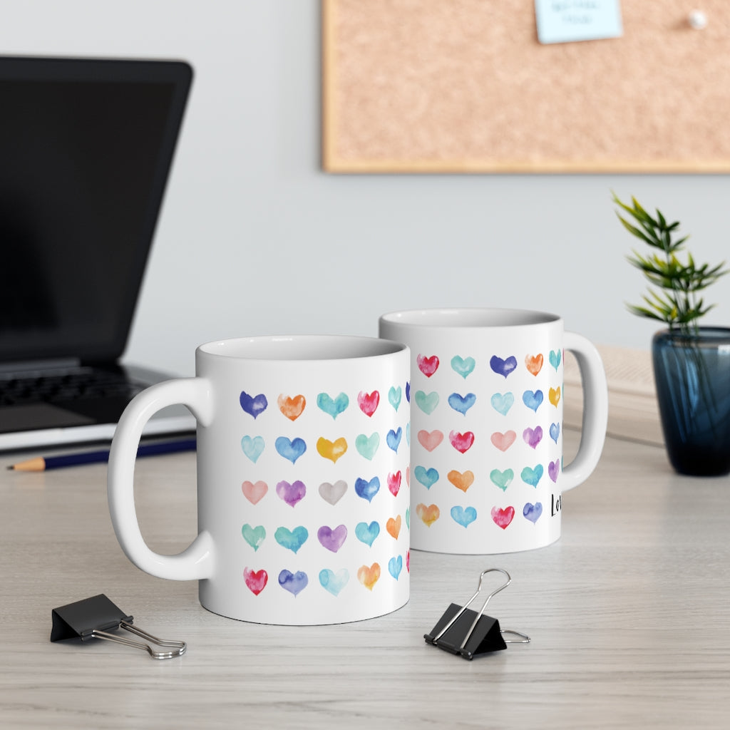 A Million Hearts Ceramic Mug