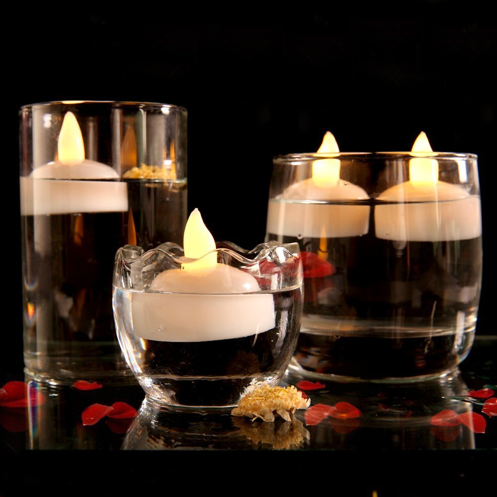 Flameless 12Pc LED Tea Lights Candles