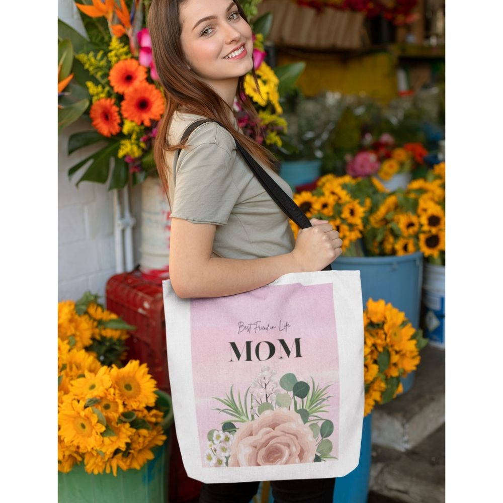 Shopper Tote Best Friend In Life MOM Bag Medium