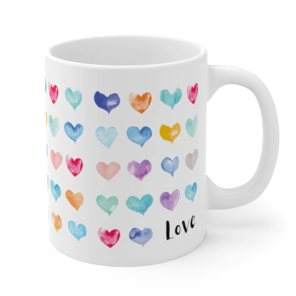 A Million Hearts Ceramic Mug