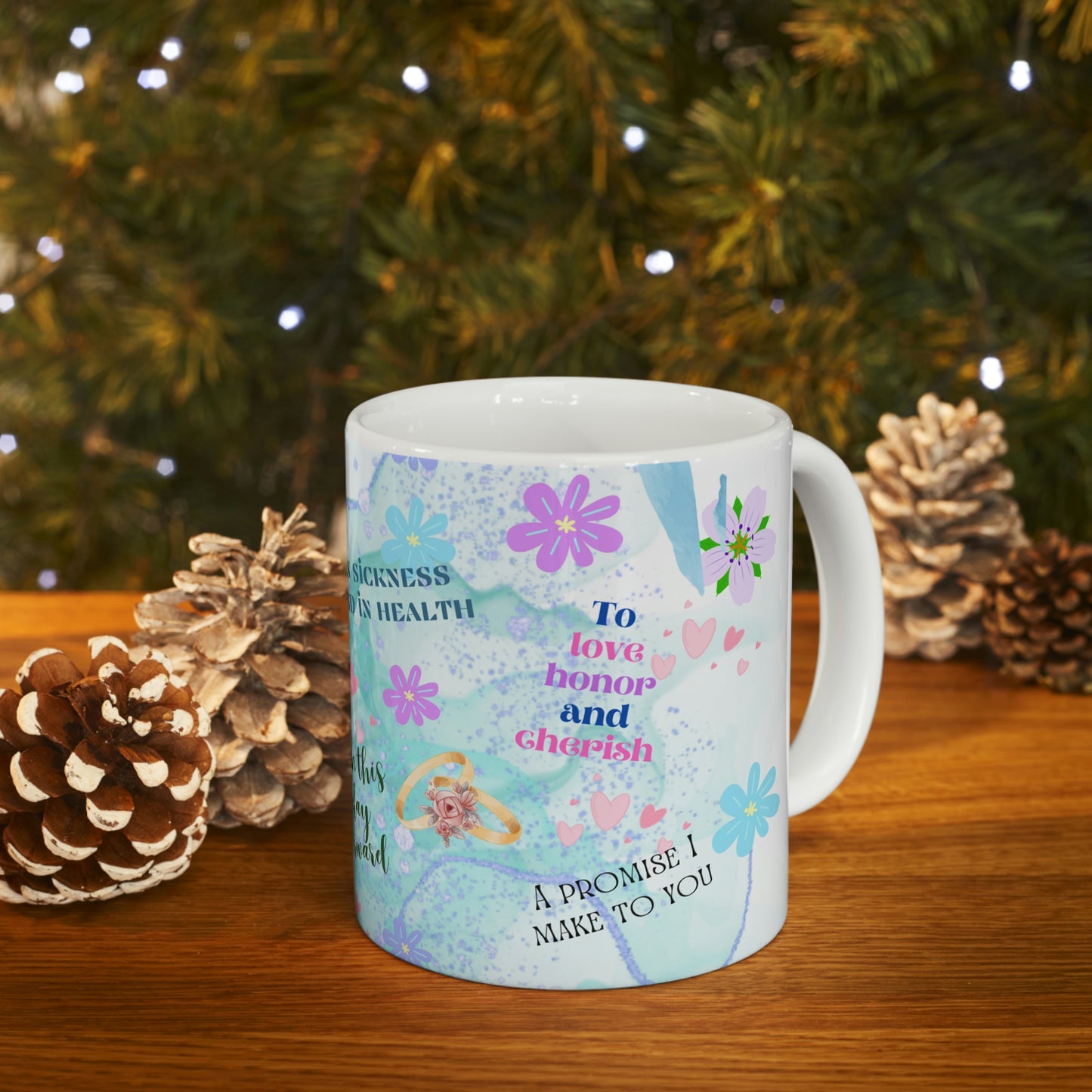 Wedding Vow Ceramic Mug 11oz