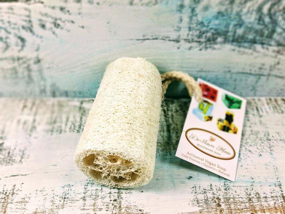 Organic Natural 4" Loofah, vegan