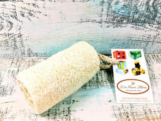 Organic Natural 4" Loofah, vegan