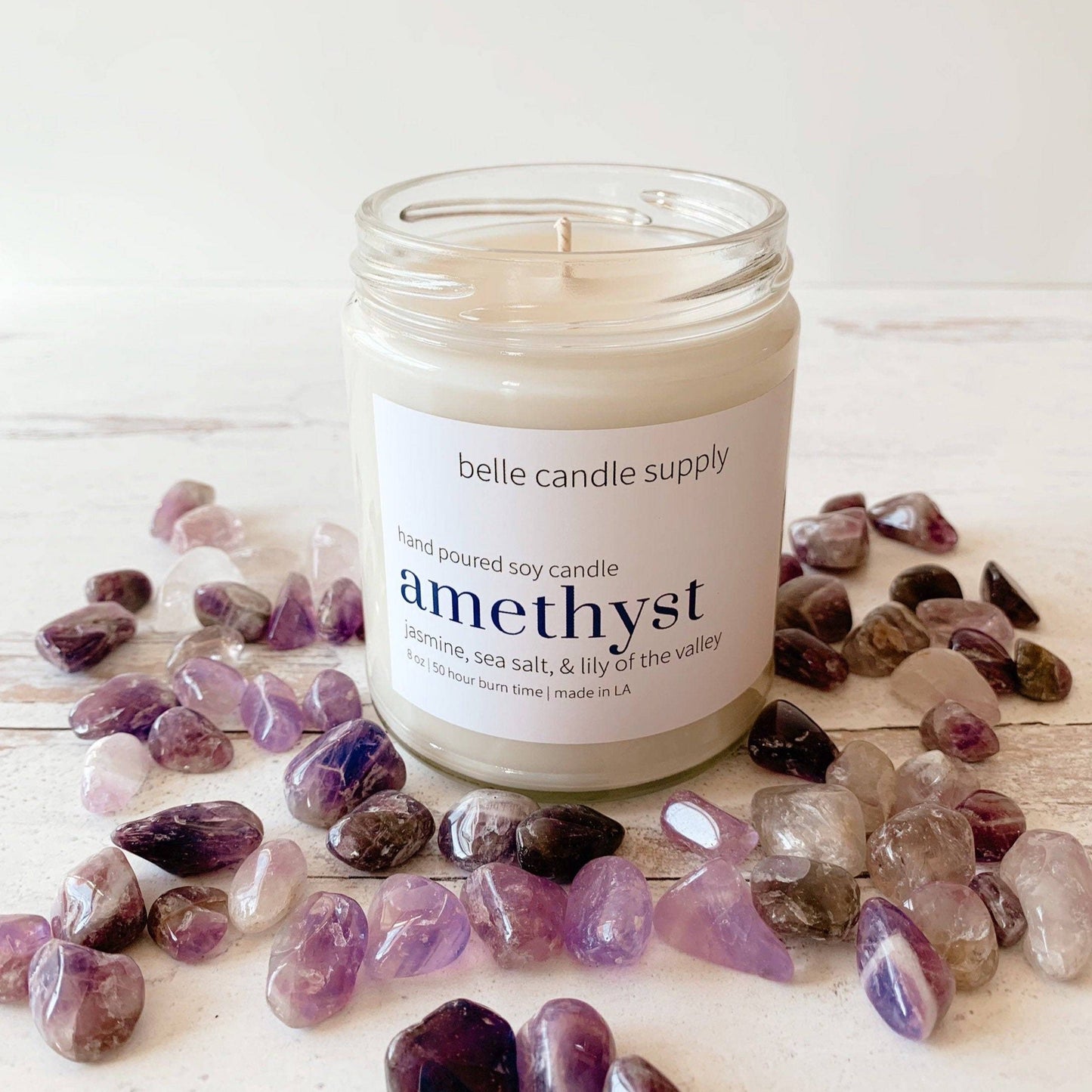 Amethyst Candle