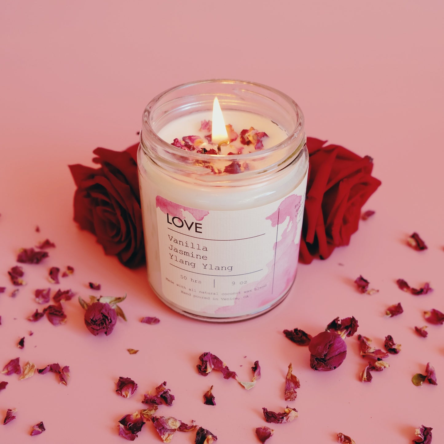 Love Petals Candle